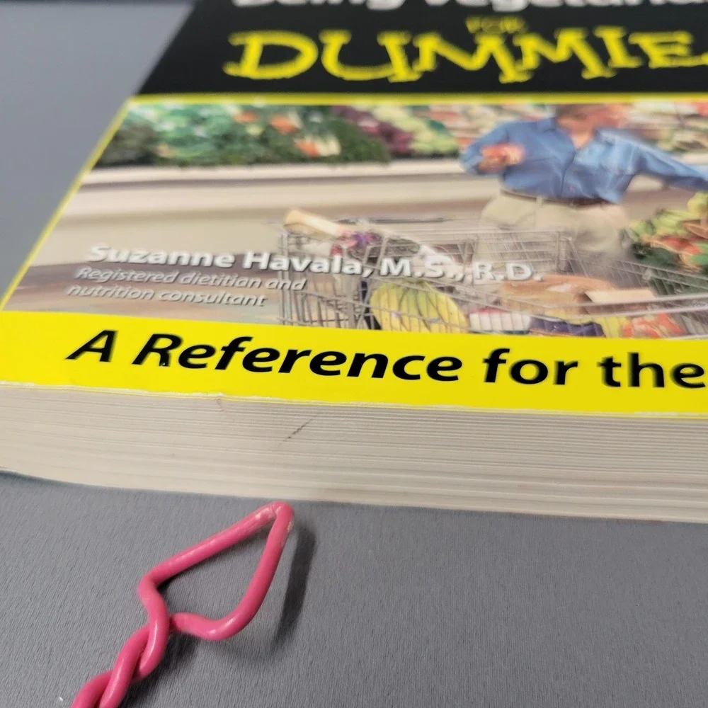 Being Vegetarian For Dummies Book Suzanne Havala Paperback Diet Nutrition Guide